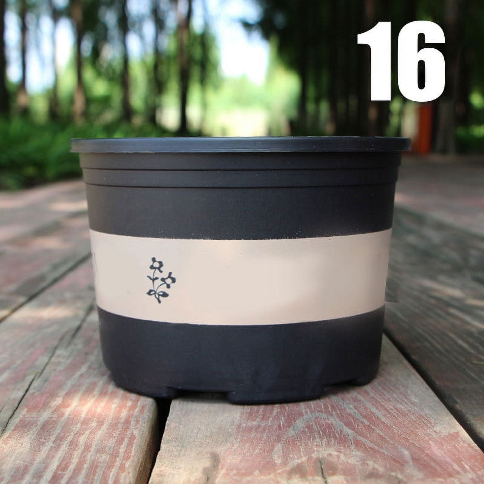 Large Round Short Root Control Planter, Durable Thickening Plastic ...