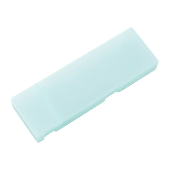 Large Royal Blue Translucent Matte Pencil Box with Multi-Section Storage & Stackable Design for Home Office Use