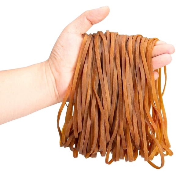 Large Rubber Bands 150pcs,Strong Elastic for Office Supply,Trash Can, File Folder, Perfect Home and Office,8 inch(20cm)