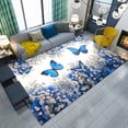 thumbnail image 1 of Large Carpet Butterfly Carpet for Living Room Home ration Sofa Table Large Area Rugs Bedroom Bedside Foot Pad Hallway Kitchen NonSlip Rug, 1 of 6