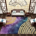 thumbnail image 1 of Large Rug Chinese Ink Wash Abstract Carpet for Living Room Washable Non-slip Floor Mats Bedroom Bedside Area Rugs Large Home Decoration, 1 of 6