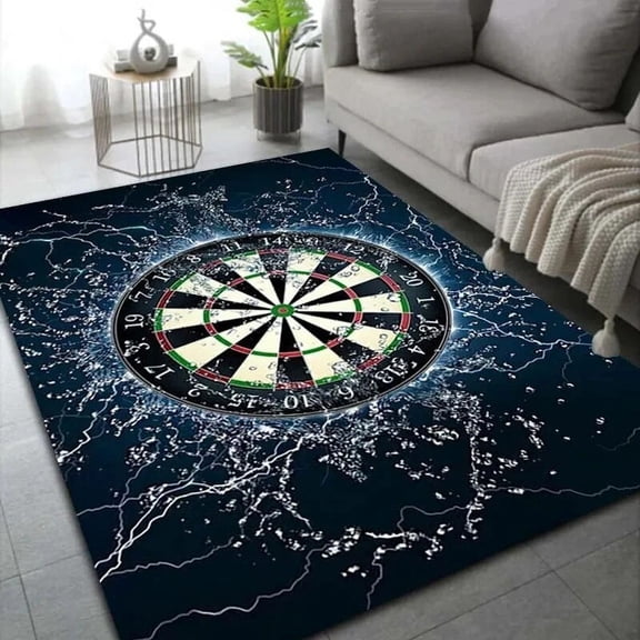 Large Rug Dartboard Pattern Carpet for Living Room Home Decorations Sofa Table Large Area Rugs Bedroom Bedside Floor Mat Bath Entrance Mat
