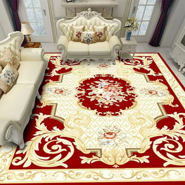 Large Rug European Style Carpet Living Room Decoration Home Coffee