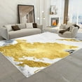 thumbnail image 1 of Large Rug Golden Carpet Abstract Luxury Soft Area Rugs Living Room Decoration Home Non-slip Room Carpet Mat Bedside, 1 of 6