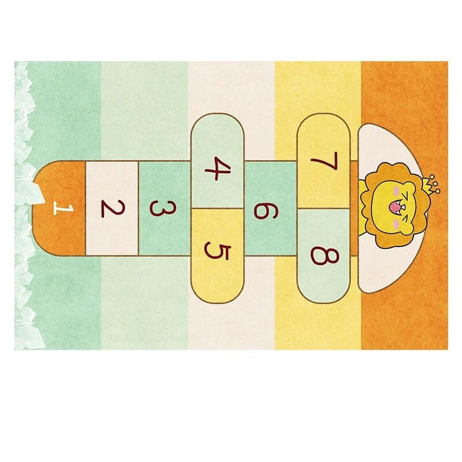 Large Rug Hopscotch Play Large Area Rugs Cute Room Decor Carpet for