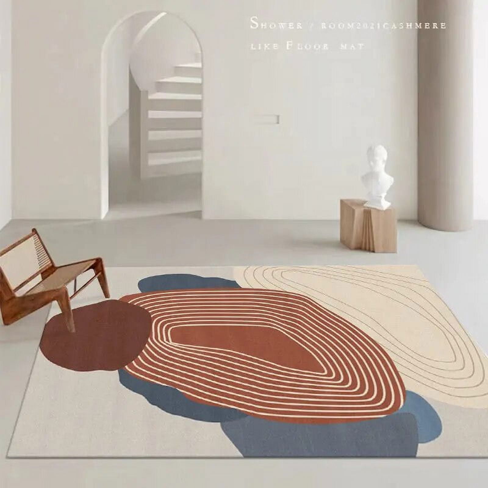 Large Rug Japanesestyle Plain Abstract Carpet s for Living Room