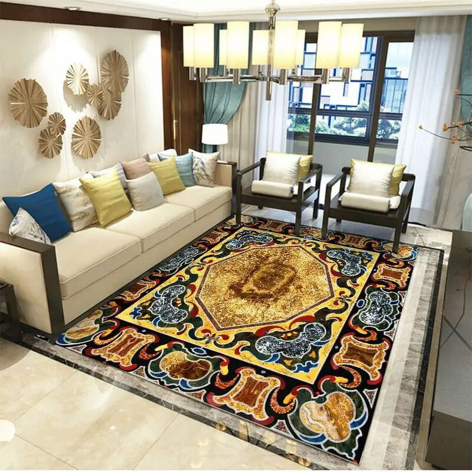 Large Rug Luxury Area Rugs for Living Room Decoration Bedroom Carpet