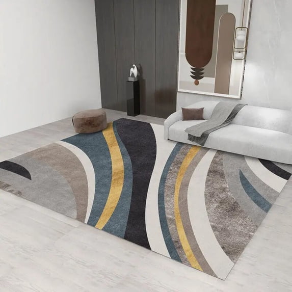Large Rug Modern Grey Carpet Living Room Rug Home Decor Coffee Tables Mat Decoration Bedroom Carpet s Big Size Large Area Rugs 200x300 Cm