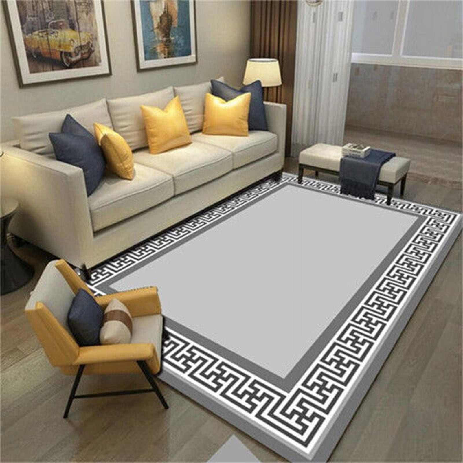 Large Rug Modern Simple Carpet for Living Room Large Size Bedroom