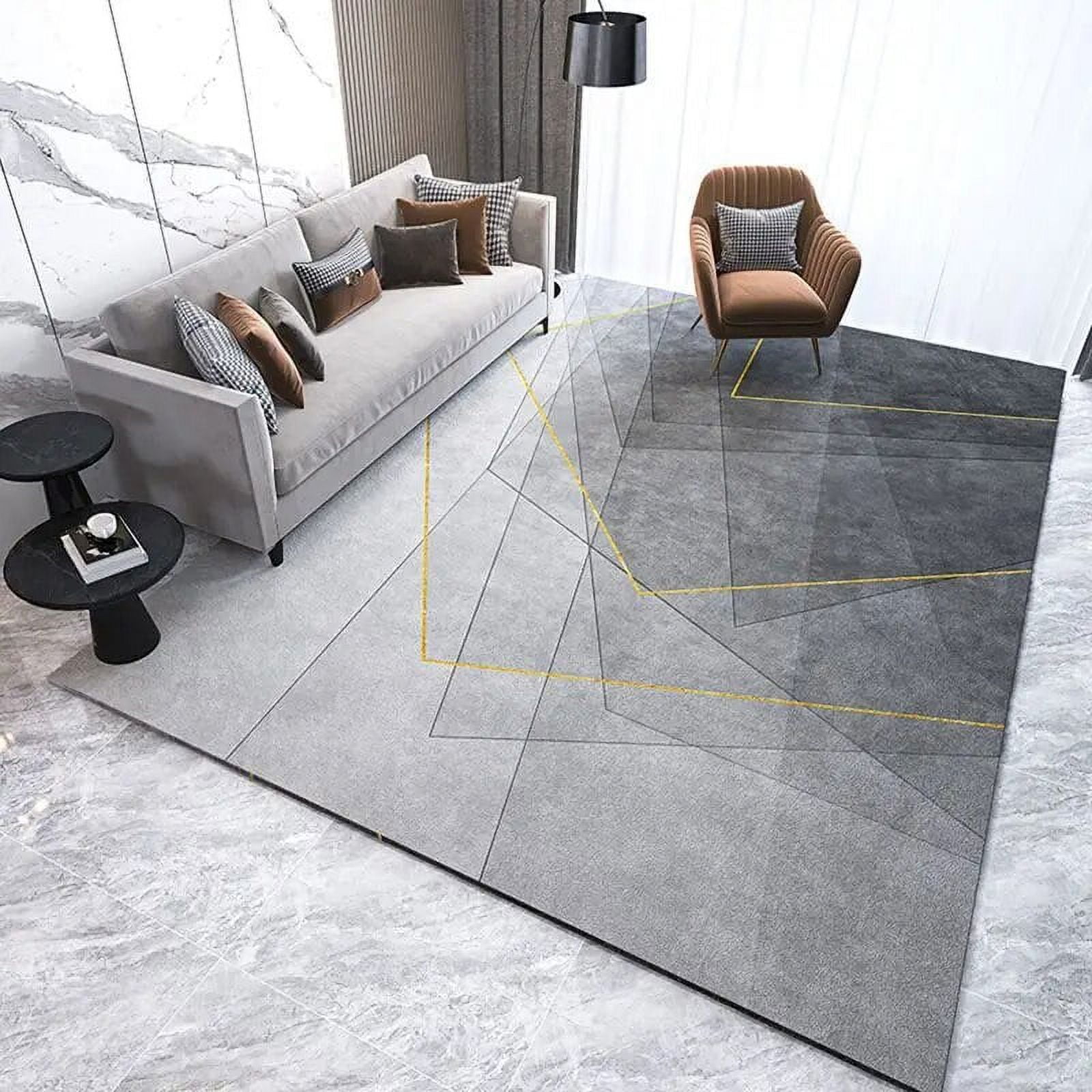 Large Rug Nordic Grey Carpet Living Room Decoration Bedroom Large Area