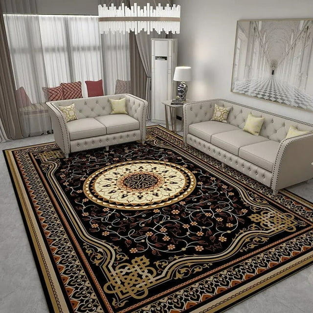 Large Rug Retro Carpet Living Room Decoration Home Dining Room Decor