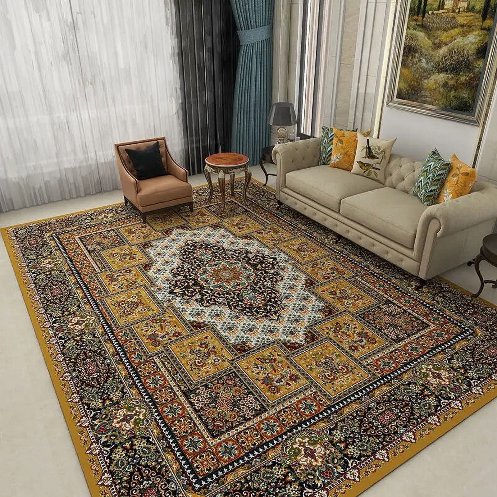 Large Rug Retro Persian Style Living Room Carpet s 200x300 Sofa Coffee