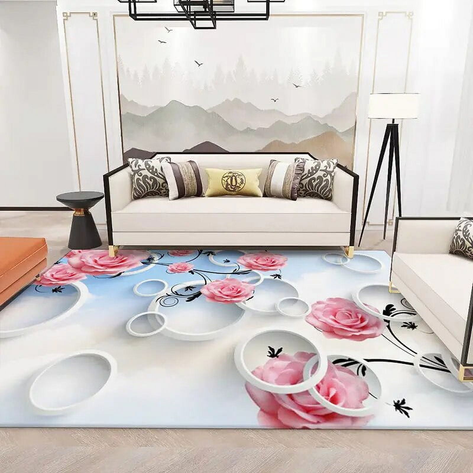 Large Rug Retro Simple Style Carpet s for Living Room Decoration Home