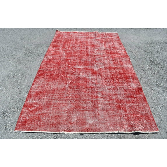 Large Rug, Turkish Rug, Vintage Rug, Home Decor Rug, 61x105 inches Beige Rug, Bohemian Salon Rugs, Handwoven Bedroom Carpet, 9455