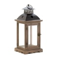 thumbnail image 1 of Large Rustic Wood Lantern, 1 of 1