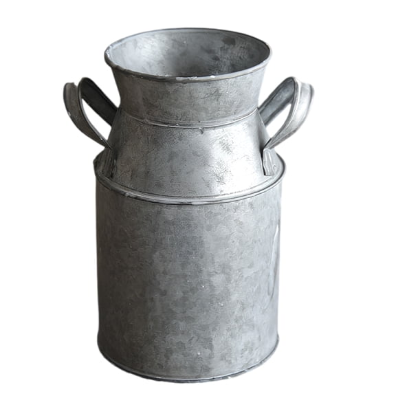 Large Rustics Farmhouse Vases for Flowers Retro Metal Milk Kettle Kitchen Decorations Retro Decorative Pitcher Vase