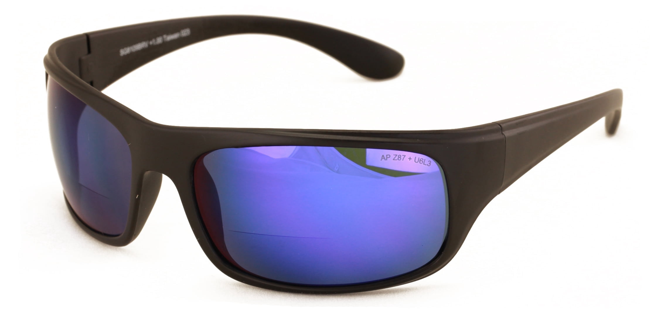 Bifocal Reading Sunglasses – UV Protection & Z87.1 Safety Rated – RE78 Model In Black