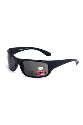 Large Bifocal Sport Sunglasses - High Performance Protective Safety Glasses - Sun Reader Ansi Z87.1 Certified