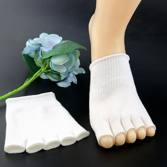 Large SPA Silicone Toe Socks For Feet Cracked Skin Calluses Women Men Adults Smoothing Your Feet