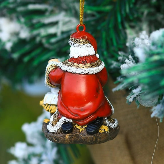 Large Saa Claus . Decorations Resin, Christama Hanging for Christmas Window office and home and desk