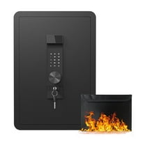 Large Safe Box with Fireproof Bag, 3.0 Cu. Ft. - Electronic Lock, Inner Cabinet, Home/Office Security