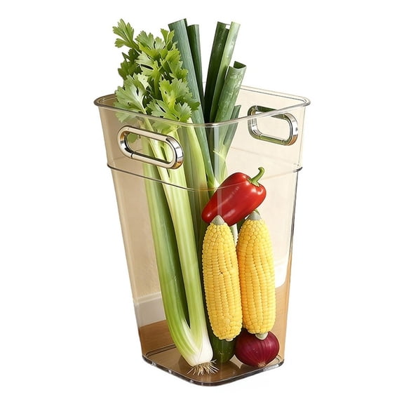 Large Safe Material Transparent Kitchen Storage Container for Vegetables Fruits