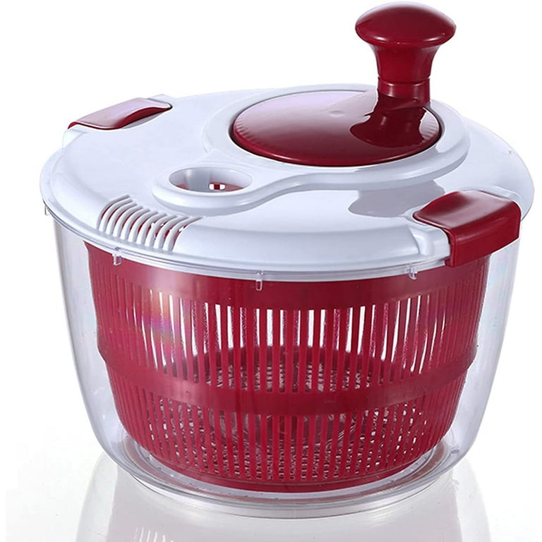 Salad Spinner, Lettuce Spinner Dryer Easy To Clean, Salad Washer Mixer Easy  Spinning And Quick Drying, Salad Spinner Leaf Dryer Ideal For Vegetables A