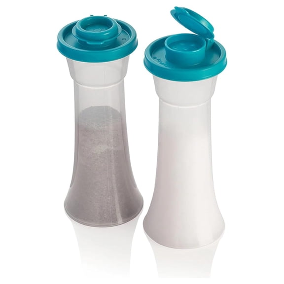 Large Salt and Pepper Shaker Set Caribbean Sea Blue