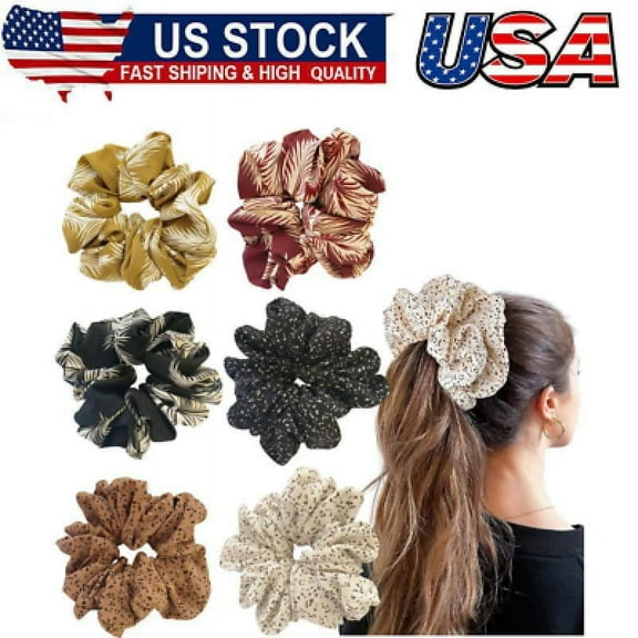 Large Satin Scrunchies Oversized Scrunchie Jumbo Scrunchies Giant Scrunchie