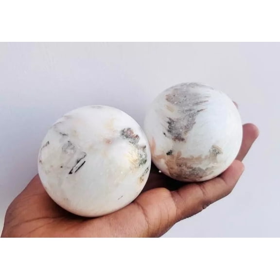 Large Scolecite Crystal Sphere Ball Handmade Crystal Sphere For Home Office Decorative Carved Crystal Sphere Crystal Gift Healing Crystal