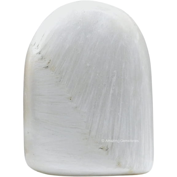 Large Scolecite Crystal Standing Palm Stone
