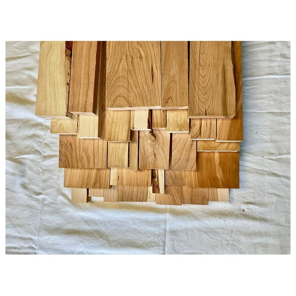 Large Scrap Box Long Edge Wood Boards All Cherry