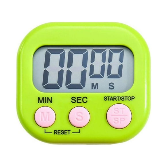 Large Screen Digital Timer with Memory Function Adjustable 1-99 Minutes for Cooking Sports and Meetings
