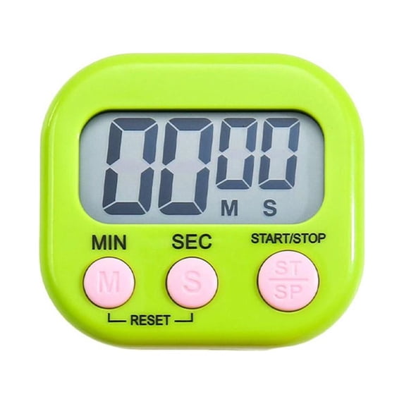 Large Screen Digital Timer with Memory Function Adjustable 1-99 Minutes for Cooking Sports and Meetings