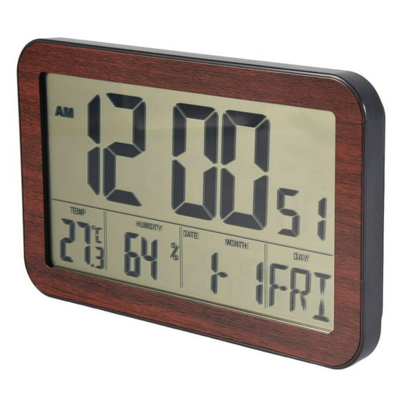 Large Screen Digital Wall Clock Home Electronic Student Alarm Display Desk B