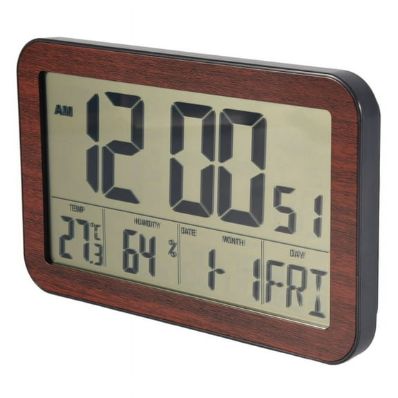 Large Screen Digital Wall Clock Home Electronic Student Alarm Display Desk B