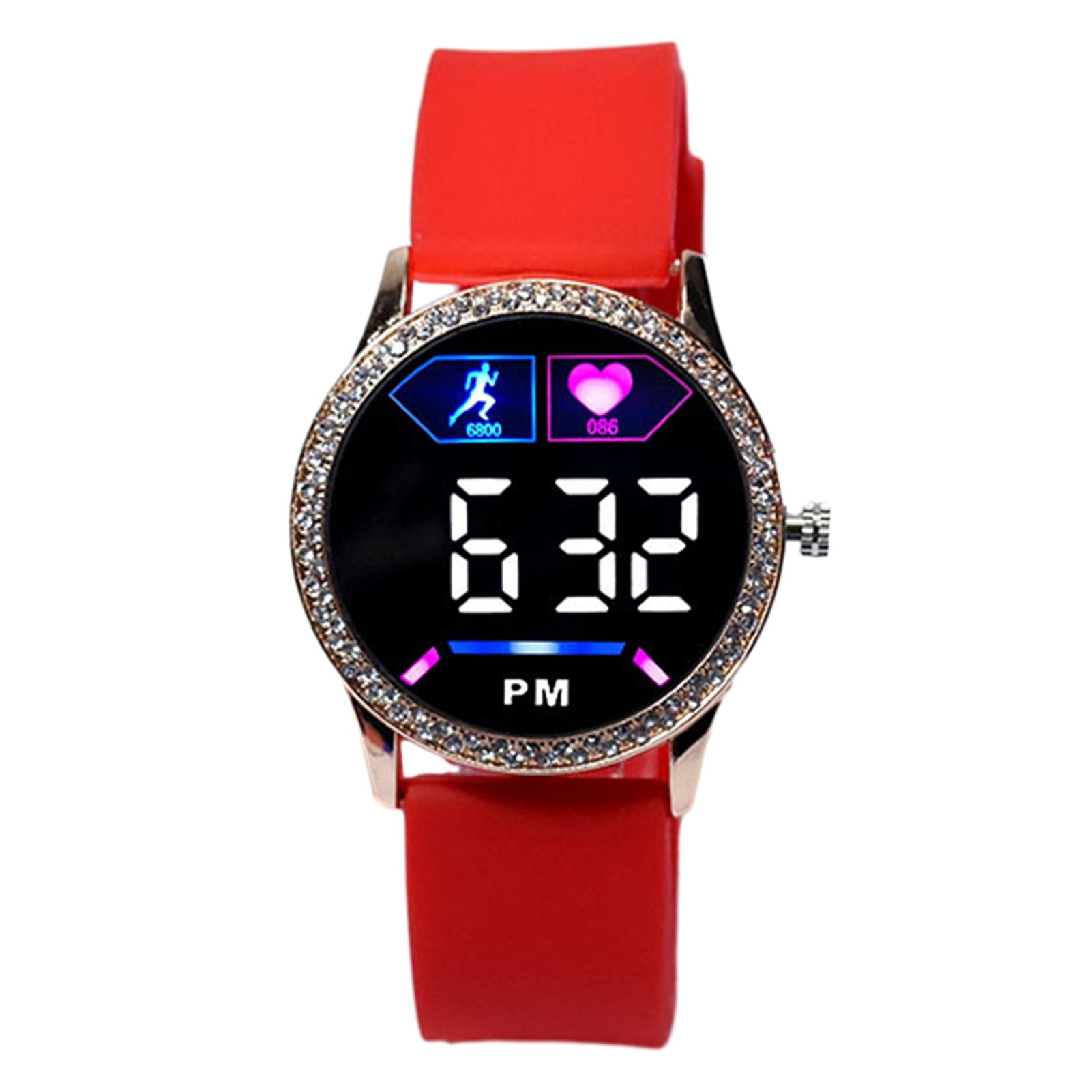 Large Screen Display Watch Accurate Time Watch Stylish Unisex Led ...