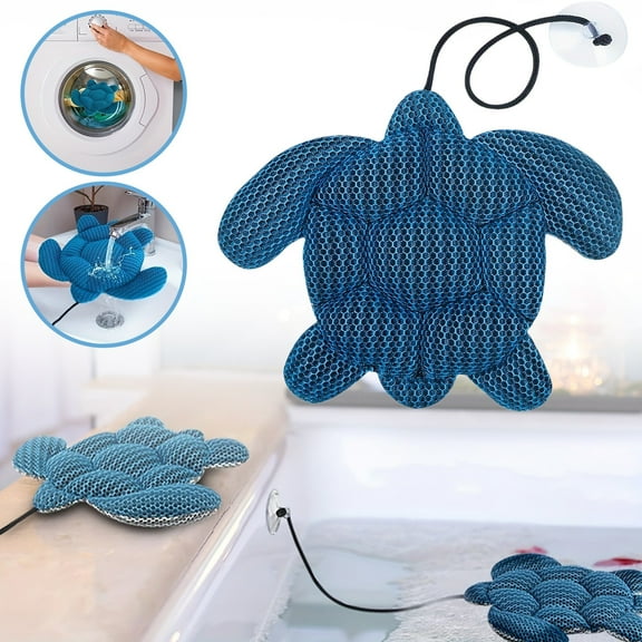 Large Scrub Balls,Turtle Cleaner Sponges To Soak Up Oils Must Have Accessories For Adults Sponge Keeps Your Water Clean And