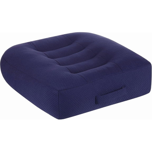 Large Seat Cushion, Extra Thick Booster Seat Cushions for Office Chairs Long Sitting Office Workers, Car Drivers, Relieves Back Pain, Breathable, Anti-Slip, 20x20x6 inchs, Blue