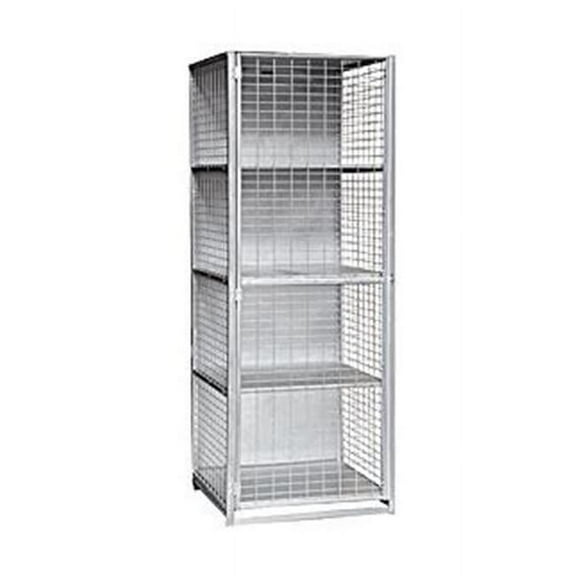 Large Security Cage Storage Locker - Unassembled