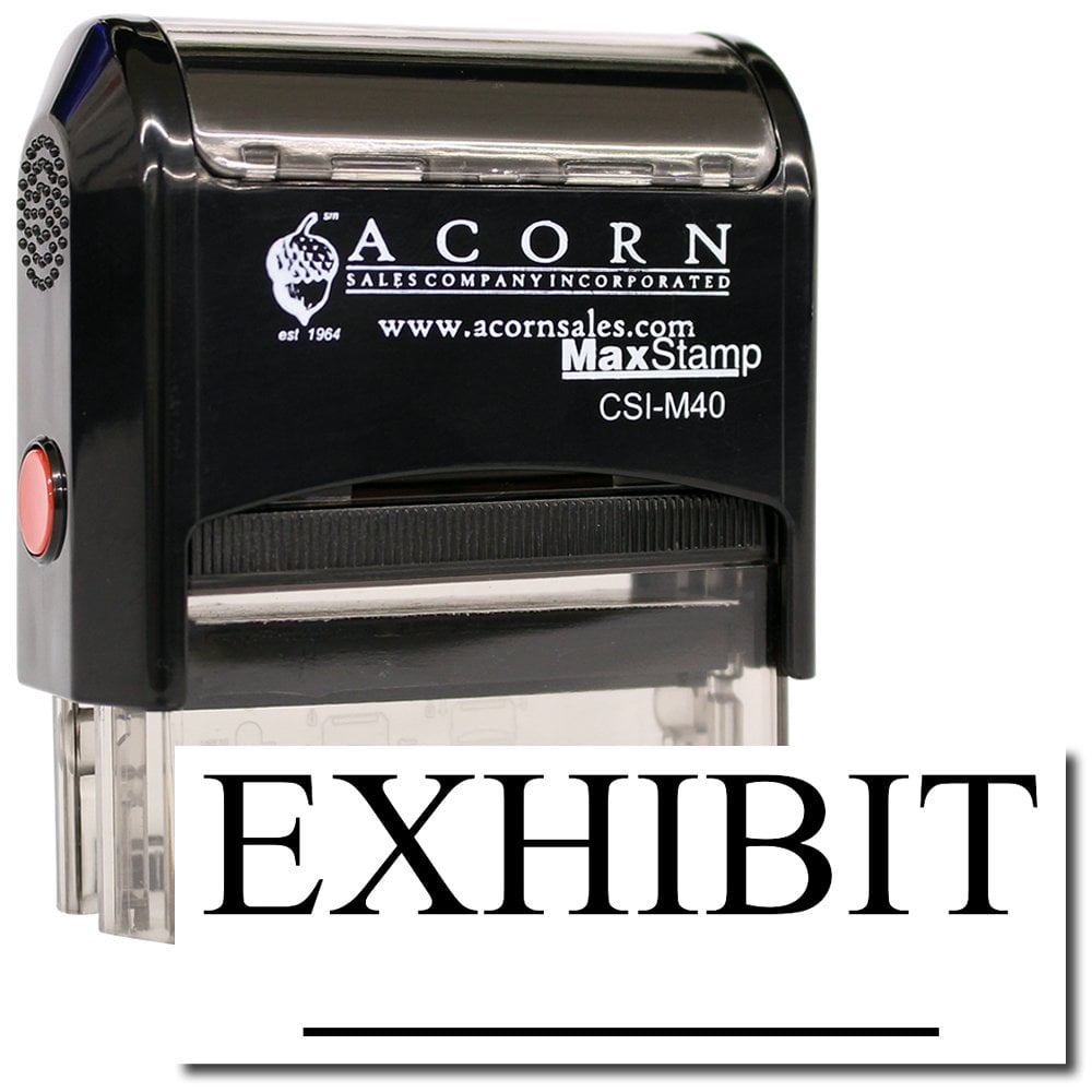Self Inking Stamp Display Large Self-Inking Exhibit Stamp with Green Ink - Walmart.com