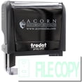 thumbnail image 1 of Large Self-Inking File Copy with Drawer Stamp, Trodat Printy 4913, Press and Print Stamping, Impression Size 7/8" x 2-1/4", Up to 10,000 Impressions - Mint Green Ink, 1 of 10
