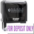 thumbnail image 1 of Large Self-Inking Narrow For Deposit Only Stamp, Trodat Printy 4913, Press and Print Stamping, Impression Size 7/8" x 2-1/4", Up to 10,000 Impressions - Purple Ink, 1 of 10