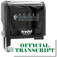 thumbnail image 1 of Large Self-Inking Official Transcript Stamp, Trodat Printy 4913, Press and Print Stamping, Impression Size 7/8" x 2-1/4", Up to 10,000 Impressions - Green Ink, 1 of 10