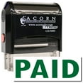 thumbnail image 1 of Large Self-Inking Paid Stamp with Purple Ink, 1 of 4