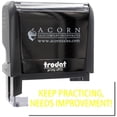thumbnail image 1 of Large Self-Inking Premedicate Stamp, Trodat Printy 4913, Press and Print Stamping, Impression Size 7/8" x 2-1/4", Up to 10,000 Impressions - Yellow Ink, 1 of 10