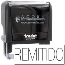 Large Self-Inking Remitido Stamp, Trodat Printy 4913, Press and Print Stamping, Impression Size 7/8" x 2-1/4", Up to 10,000 Impressions - Black Ink