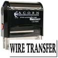 thumbnail image 1 of Large Self-Inking Wire Transfer Stamp, 1 of 4