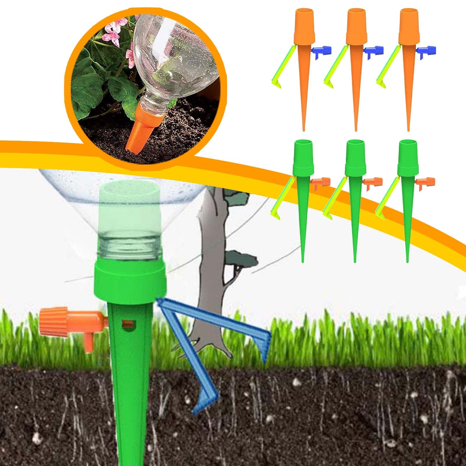 Large Self Watering Planters for Outdoor Garden Irrigation Hose