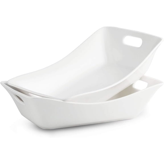 Large Serving Bowls with Handles, Serving Dishes For Entertaining